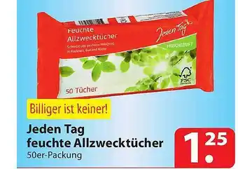 Famila Nord Ost Jeden tag feuchte allzwecktücher Angebot