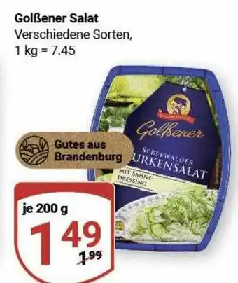 Globus Golßener salat Angebot