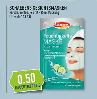 Marktkauf Schaebens gesichtsmasken Angebot