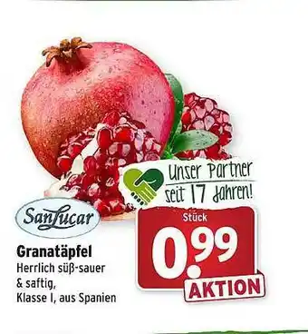 Wasgau Sanlucar granatäpfel Angebot