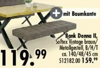 Möbel Boss Bank Donna II Angebot