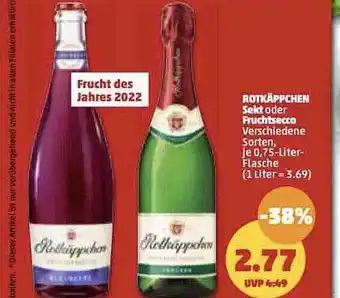 PENNY Rotkäppchen sekt oder fruchtsecco Angebot