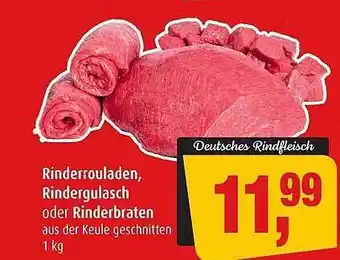 Markant Rinderroladen rindergulasch oder rinderbraten Angebot