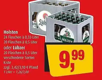 Markant Holsten oder lübzer Angebot