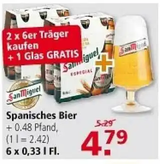 Multi Markt San miguel spanisches bier Angebot