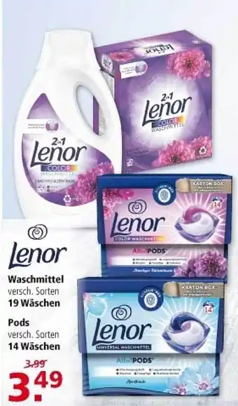 Multi Markt Lenor waschmittel Angebot