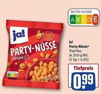 REWE Ja! party-nüsse Angebot