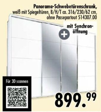 Möbel Boss Panorama Schwebetürenschrank Angebot
