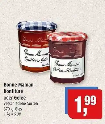 Markant Markt Bonne maman konfitüre oder gelee Angebot