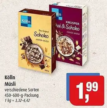 Markant Markt Kölln müsli Angebot