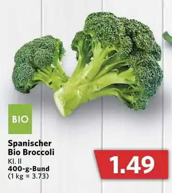 Combi Spanischer Bio Broccoli 400g Bund Angebot