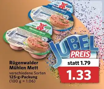 Combi Rügenwalder Mühlen Mett 125g Angebot