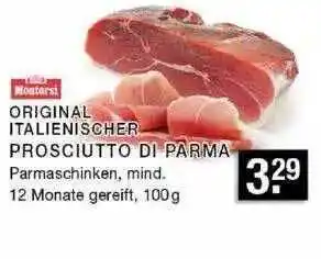 Edeka Zurheide Montorsi original italienischer prosciutto di parma Angebot