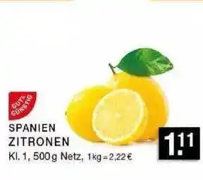 Edeka Zurheide Spanien zitronen gut & günstig Angebot