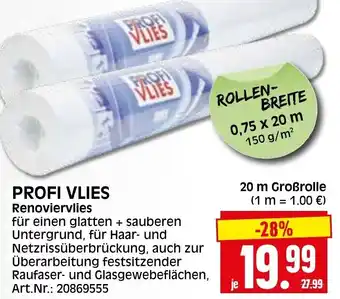 Herkules Baumarkt Profi Vlies Renoviervlies 20 m Großrolle Angebot