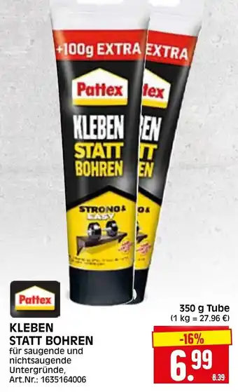 Herkules Baumarkt Pattex Kleben Statt Bohren 350 g Tube Angebot