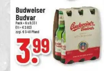 trinkgut Budweiser budvar Angebot