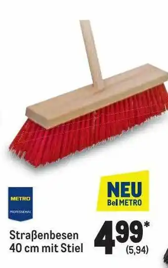 METRO Metro professional straßenbesen cm mit stiel Angebot