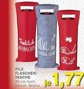 KODi Filz-flaschen-tasche Angebot