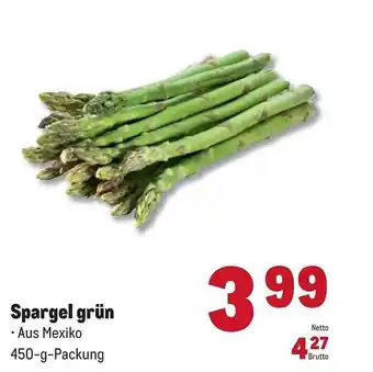 METRO Spargel grün Angebot