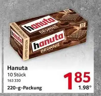 Selgros Hanuta brownie Angebot