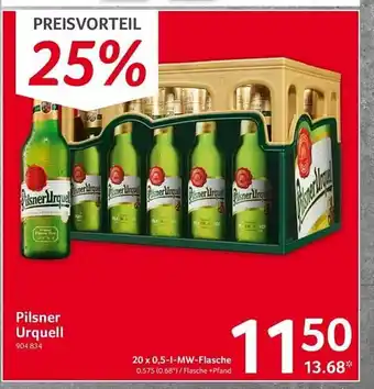 Selgros Pilsner urquell Angebot