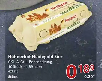 Selgros Hühnerhof heidegold eier Angebot