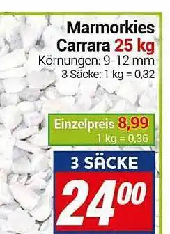 CENTERSHOP Marmorkies carrara 25 kg Angebot