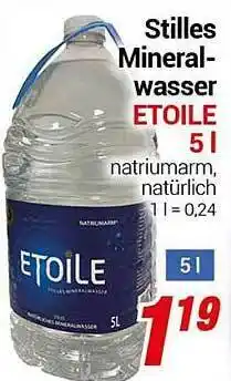 CENTERSHOP Stilles mineralwasser Angebot