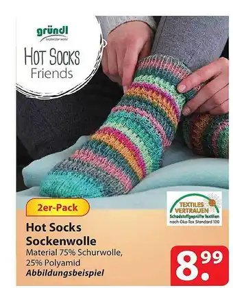 Famila Nord Ost Hot socks sockenwolle Angebot