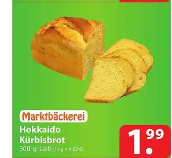 Famila Nord Ost Marktbäckerei hokkaido kürbisbrot Angebot