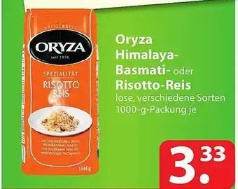 Famila Nord Ost Oryza himalaya-basmati- oder risotto-reis Angebot