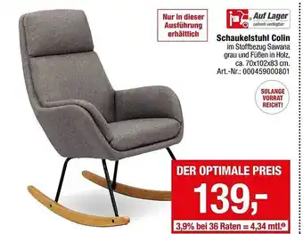 Opti Wohnwelt Schaukelstuhl colin Angebot