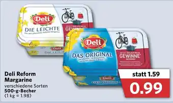 Combi Deli Reform Margarine 500 g Becher Angebot