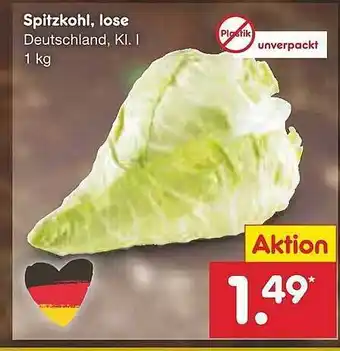 Netto Marken-Discount Spitzkohl, lose Angebot