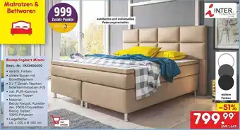 Netto Marken-Discount Inter handels boxspringbett miami Angebot