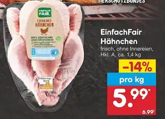 Netto Marken-Discount Einfachfair hähnchen Angebot