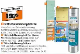 OBI Trittschalldämmung Selitac Angebot