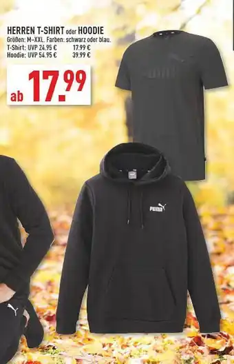 Marktkauf Herren t-shirt oder hoodie puma Angebot