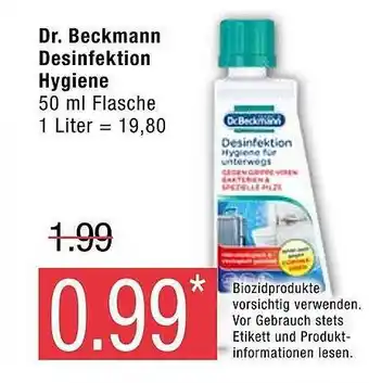 Marktkauf Dr. beckmann desinfektion hygiene Angebot