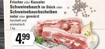 Meyer's Frischemarkt Frischer oder kasseler schweinebauch im stück oder schweinebauchscheiben Angebot