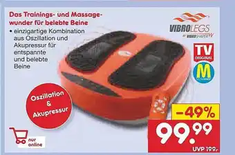 Netto Marken-Discount Vibrolegs das trainings- undd massagewunder für belebte beine Angebot