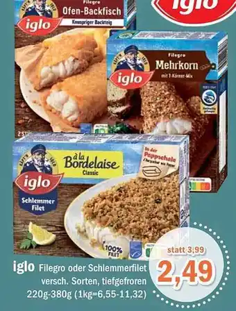 Aktiv Irma Iglo filegro oder schlemmerfilet Angebot