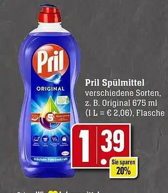 Edeka Pril spülmittel Angebot