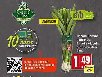 Edeka Unsere heimat lauchzwiebeln Angebot