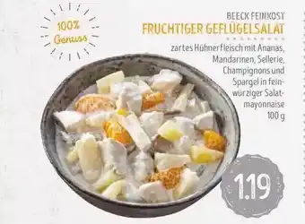 Edeka Struve Beeck feinkost fruchtiger geflügelsalat Angebot