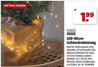 Floraland Casaya led-micro-lichterdrahtstrang Angebot