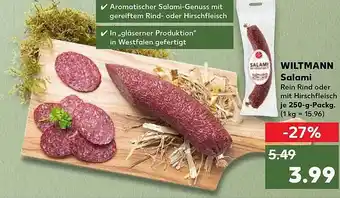 Kaufland Wiltmann salami Angebot