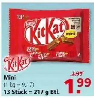 Multi Markt Kitkat mini Angebot