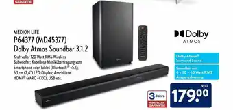 Aldi Nord Medion life p64377 md45377 dolby atmos soundbar 3.1.2 Angebot